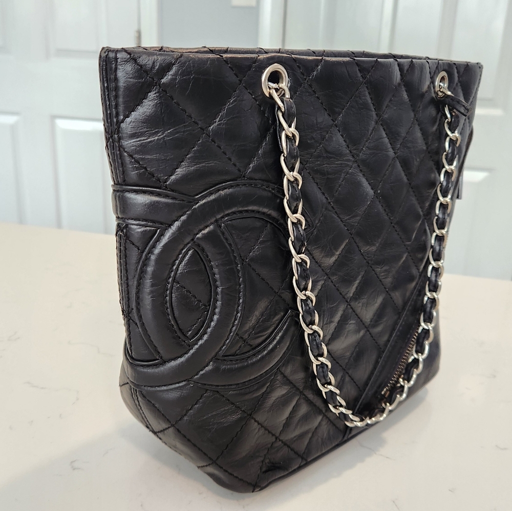 Chanel Black Quilted Leather Shoulder Bag